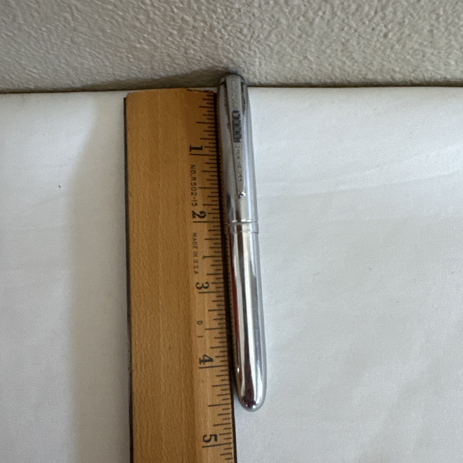 Vtg Burgess USA Doctor Optometrist 5” Chrome Pen Light Parts Only