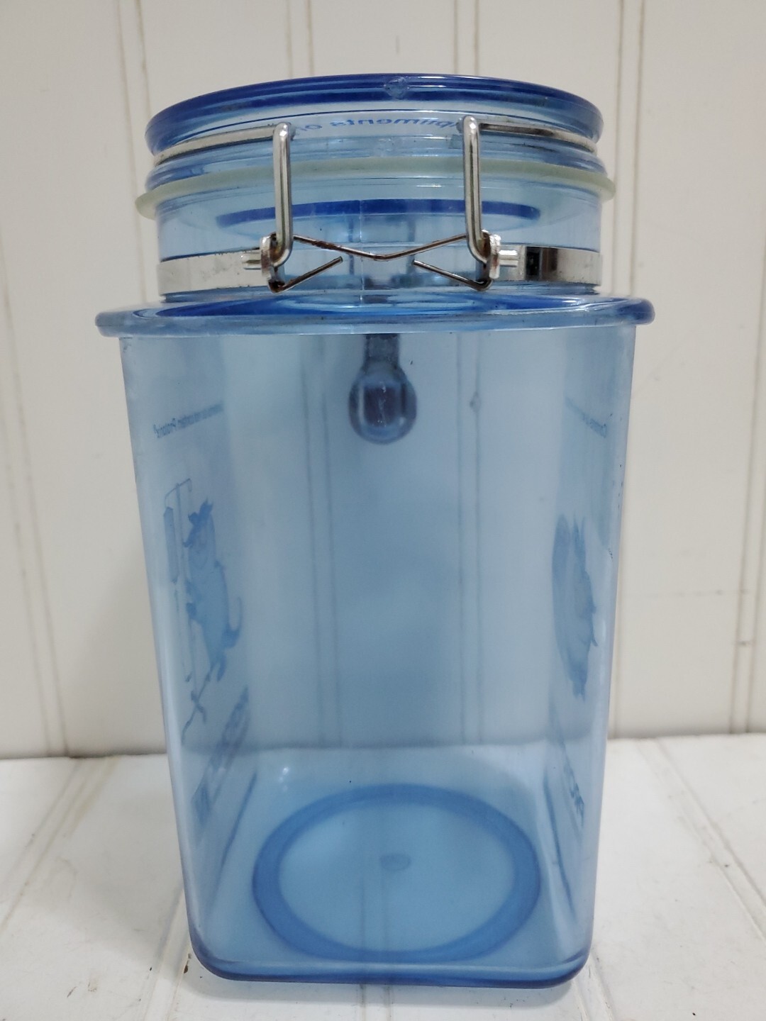 Vtg Pharmaceutical PROTONIX IV Plastic Container Drug Rep Rare Promo Canister
