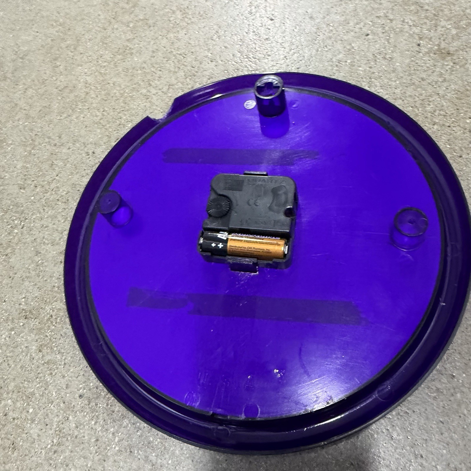 Exelon Patch Pharmaceutical Advertising Purple Wall Clock 10″ Plastic