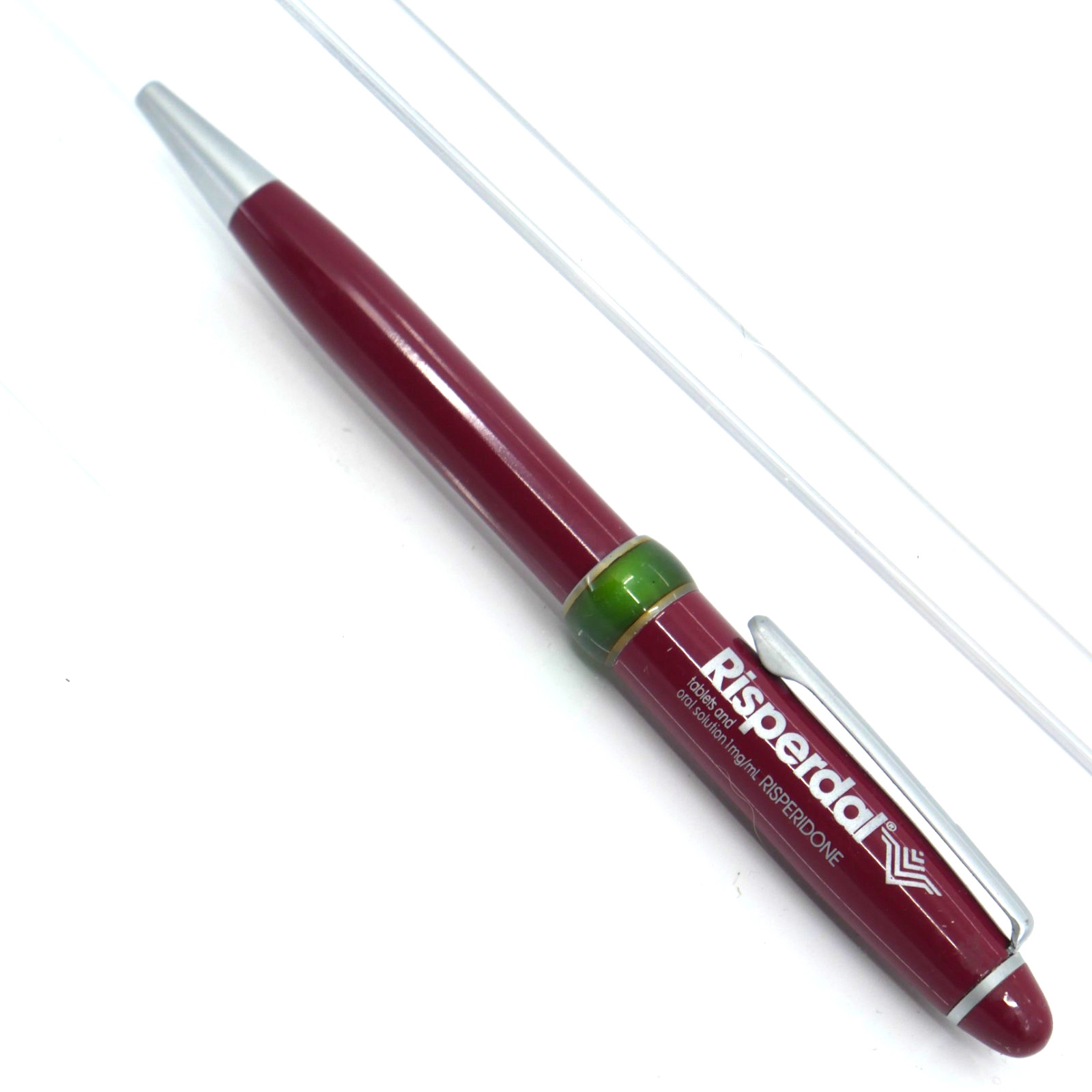 RISPERDAL Medical Drug Rep Pharmaceutical Pen Heavy Metal Advertising