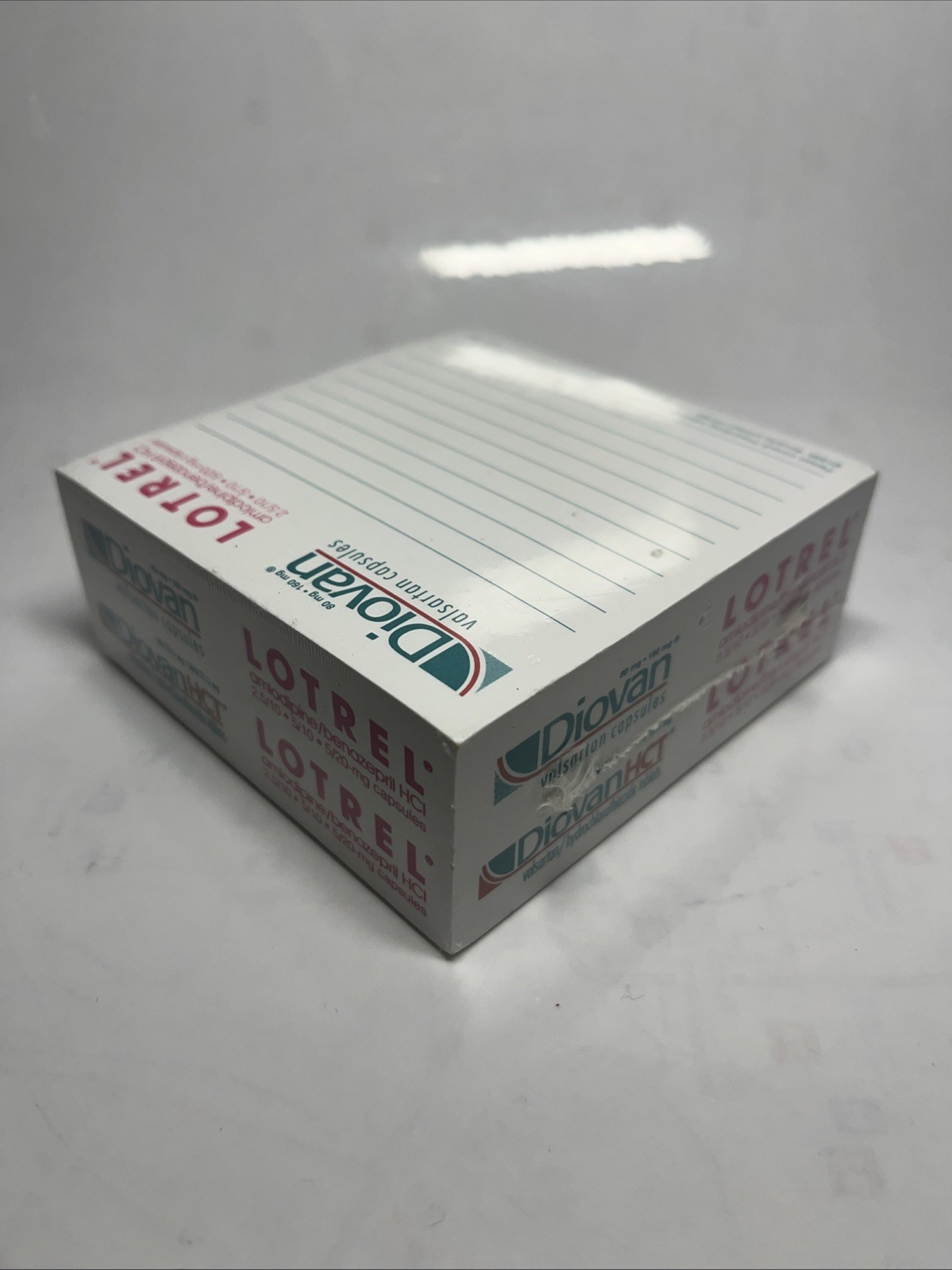 NEW vintage Pharmaceutical Drug Rep Diovan Post-it note pad Lotrel Amlodipine
