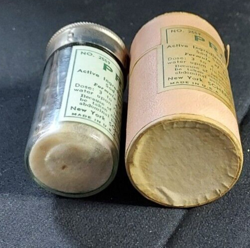 New Old Stock Medicine Box & Bottle Probilin Schering & Glatz New York St Louis