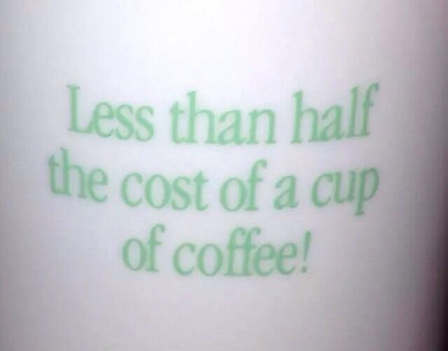 VMAXZIDE-25 1989 Mug/Cup Half Cost of Coffee pharmaceutical Cyanamid DRUG REP