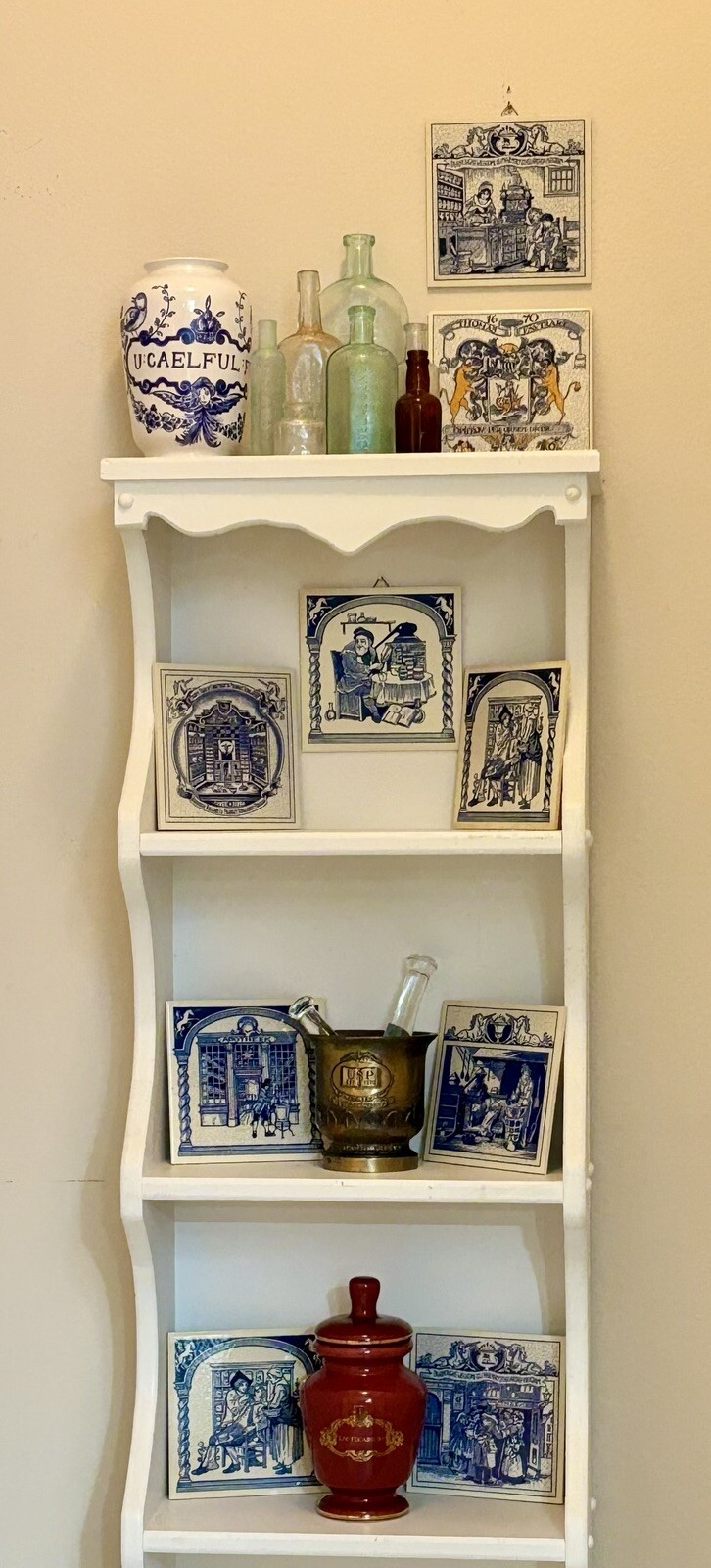 24 Piece Set of Vintage & Reproduction Pharmaceutical Collectibles