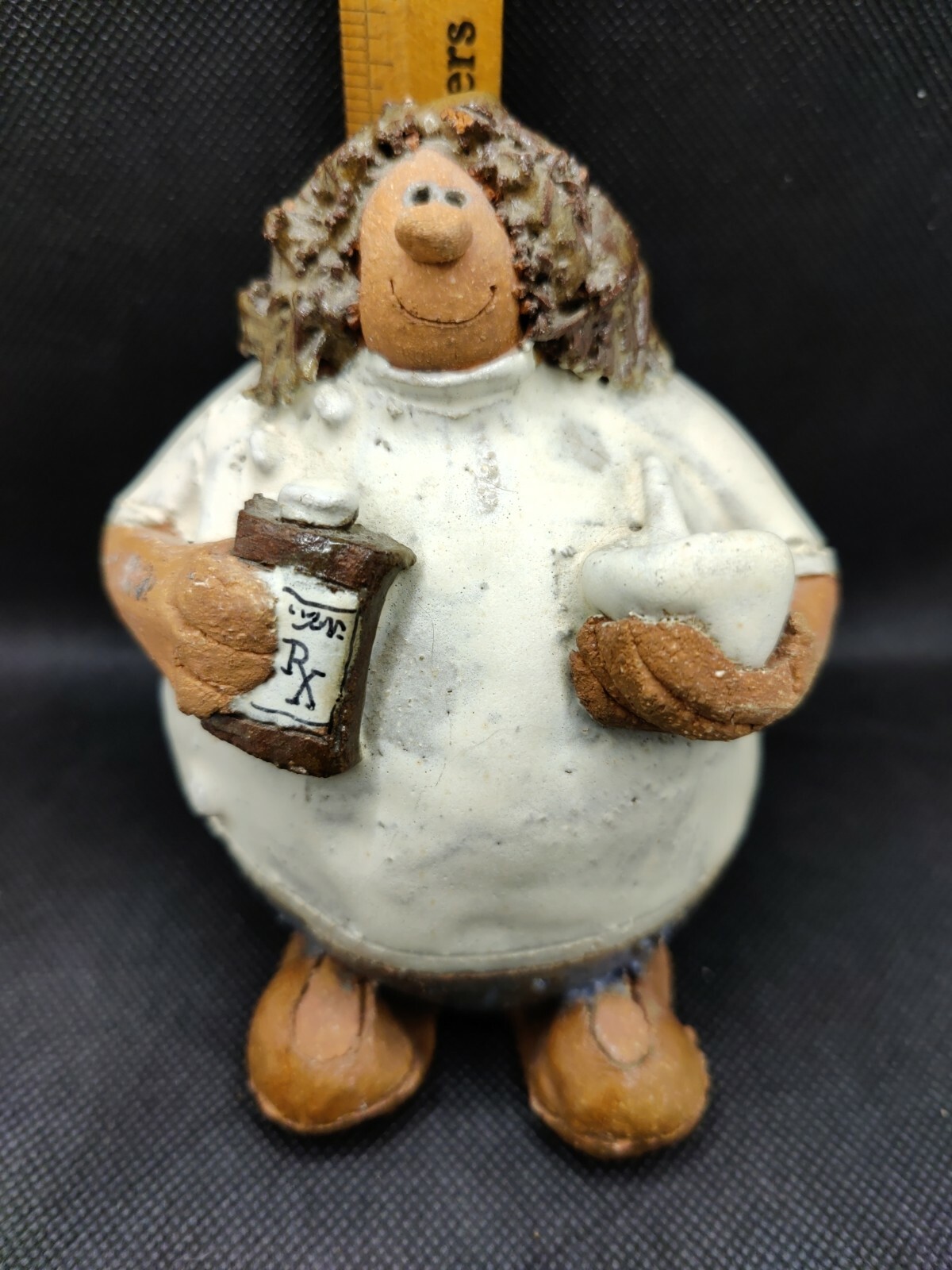 Pharmacist Pottery Figurine.