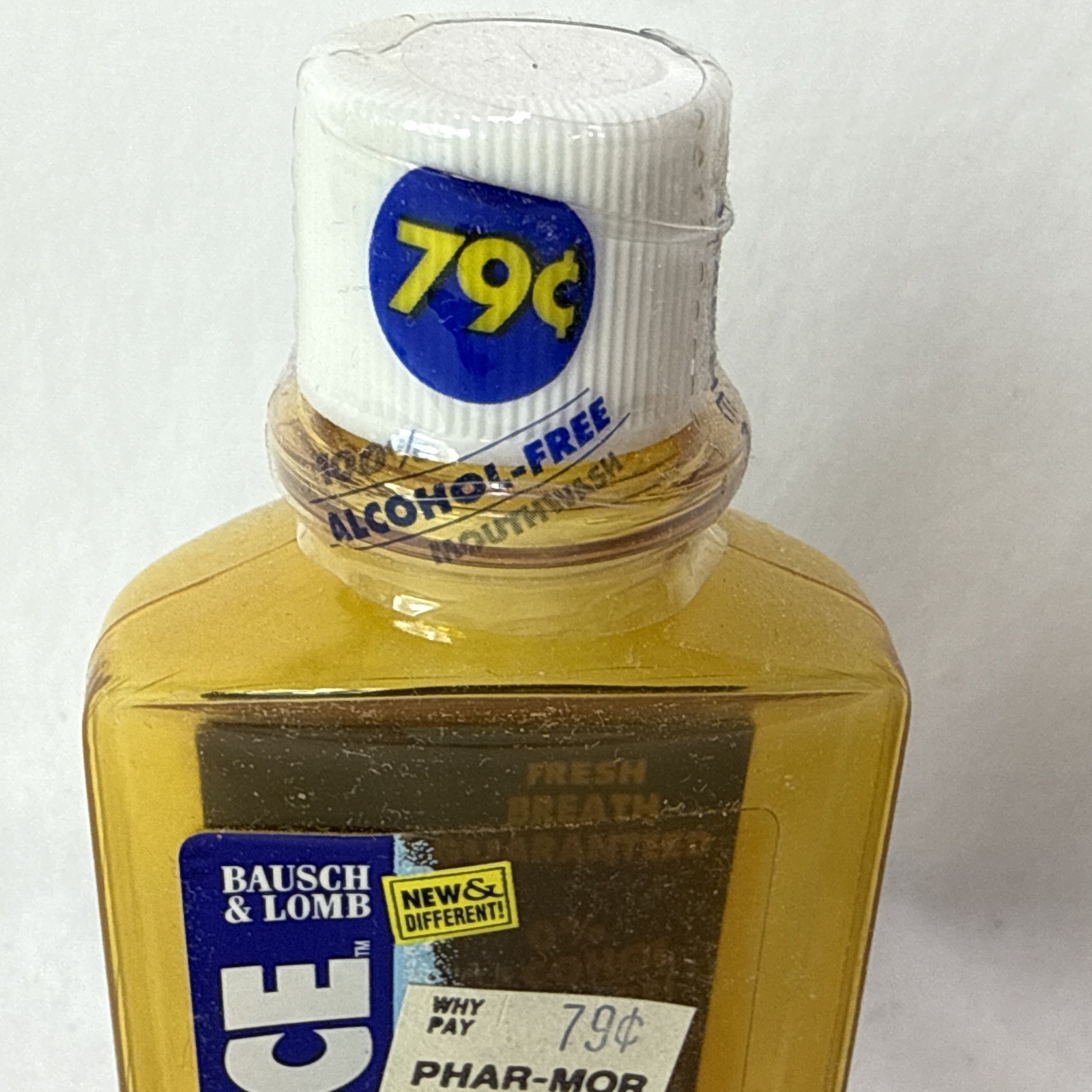 bausch & lomb Clear Choice Mouth Wash Clear Mint Vintage Extremely Rare New Old