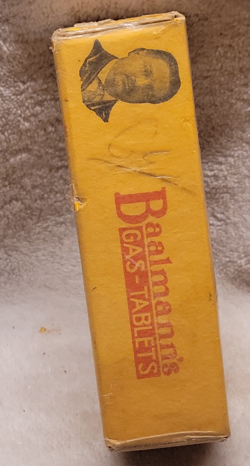 VINTAGE BAALMANN’S GAS TABLETS UNOPENED NICE GRAPHICS ON BOX
