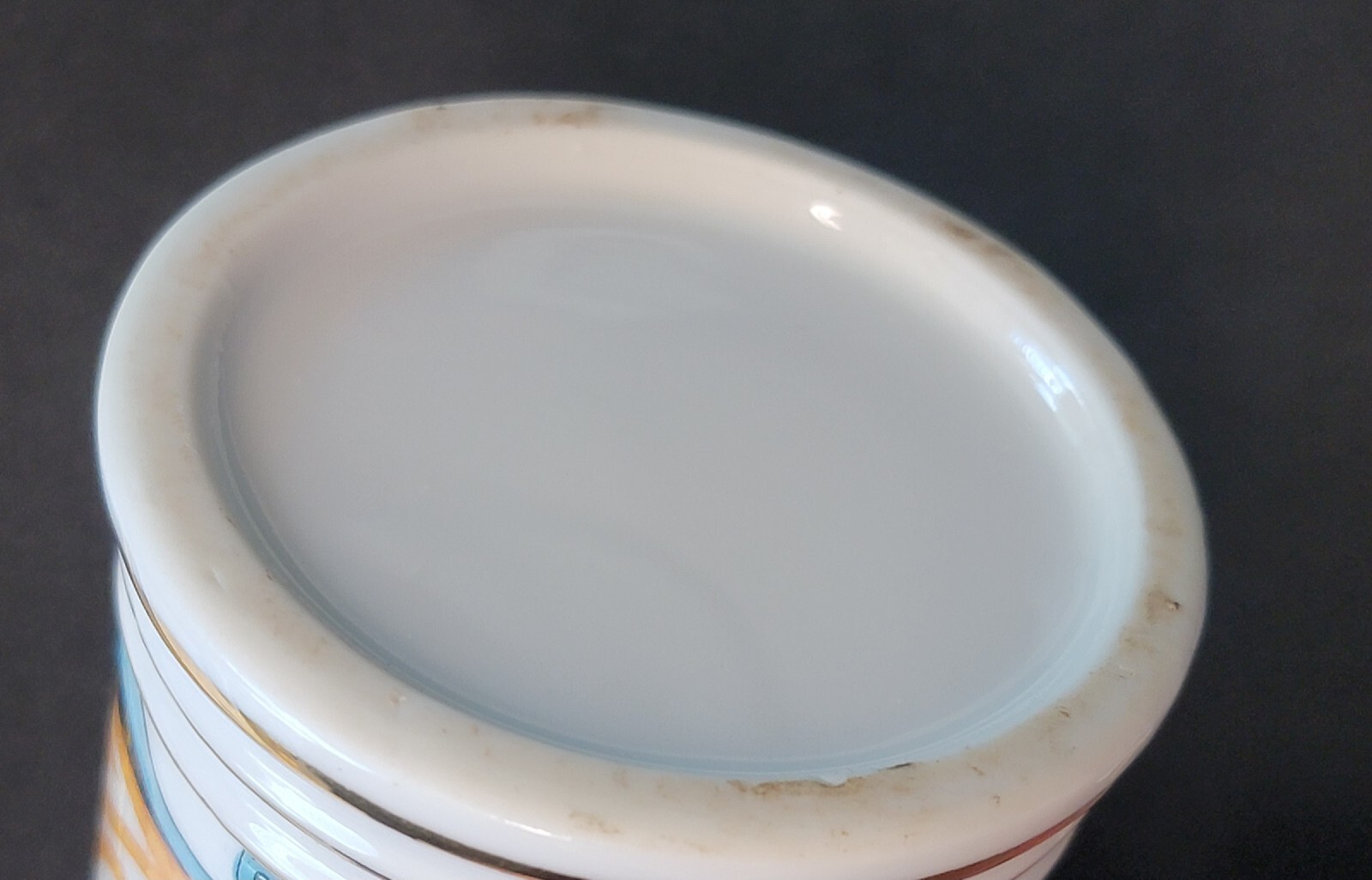 Vtg Porcelain Medicine Pharmacy APOTHECARY Jar with Lid Ascriptin