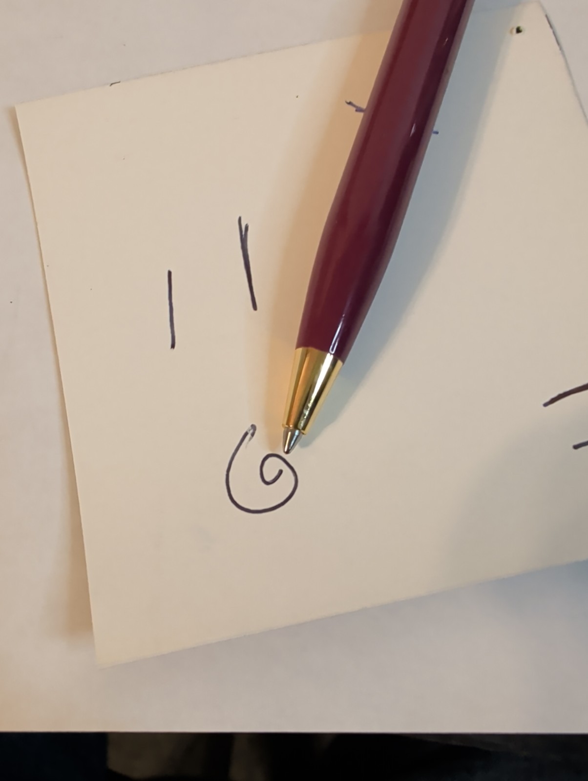 Aricept Red Maroon Gold Metal Click Pharmaceutical Drug Pen Advertising