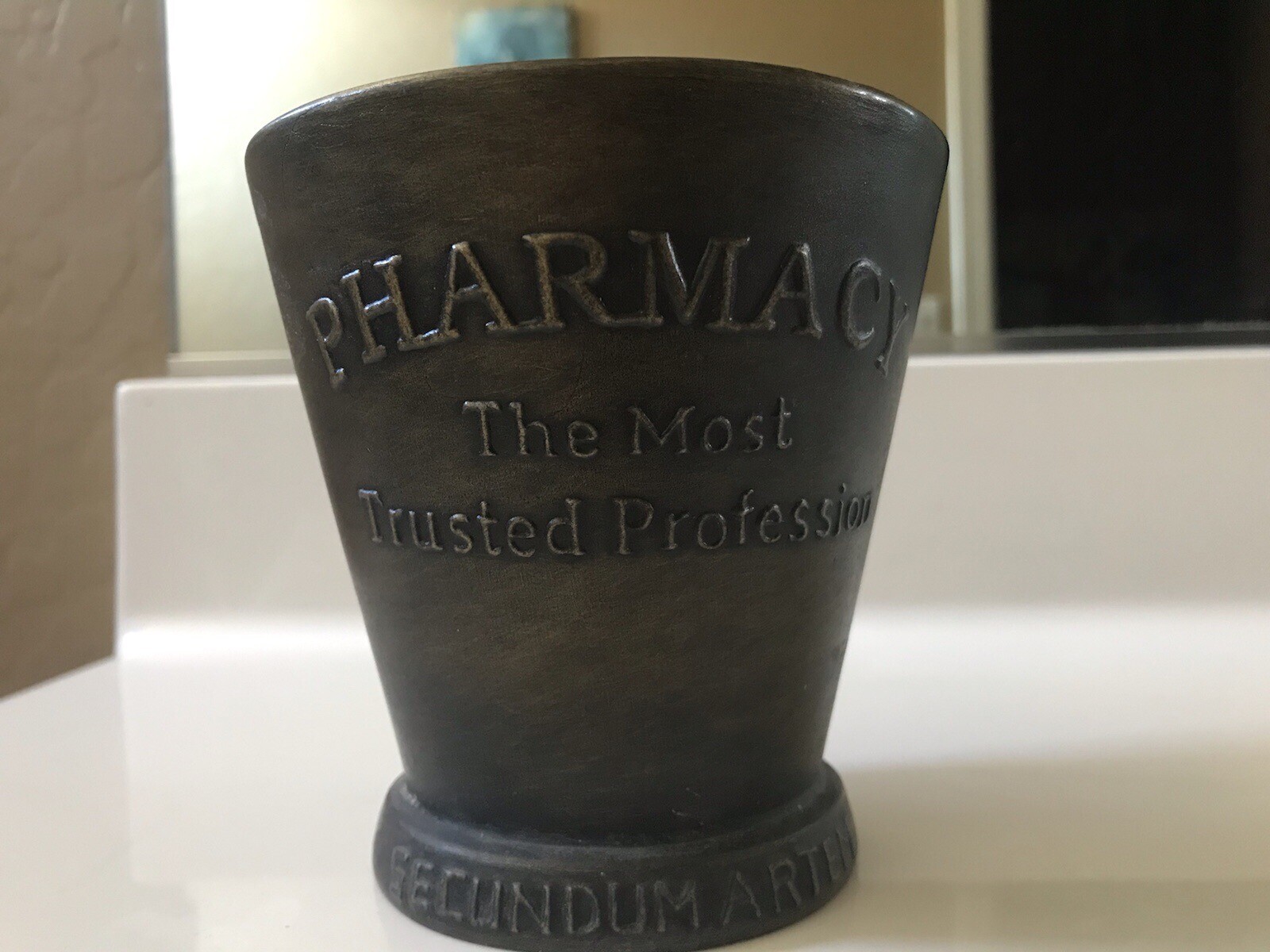 SCHERING Mortar Pharmacy Most Trusted Pharmacist RX 1997