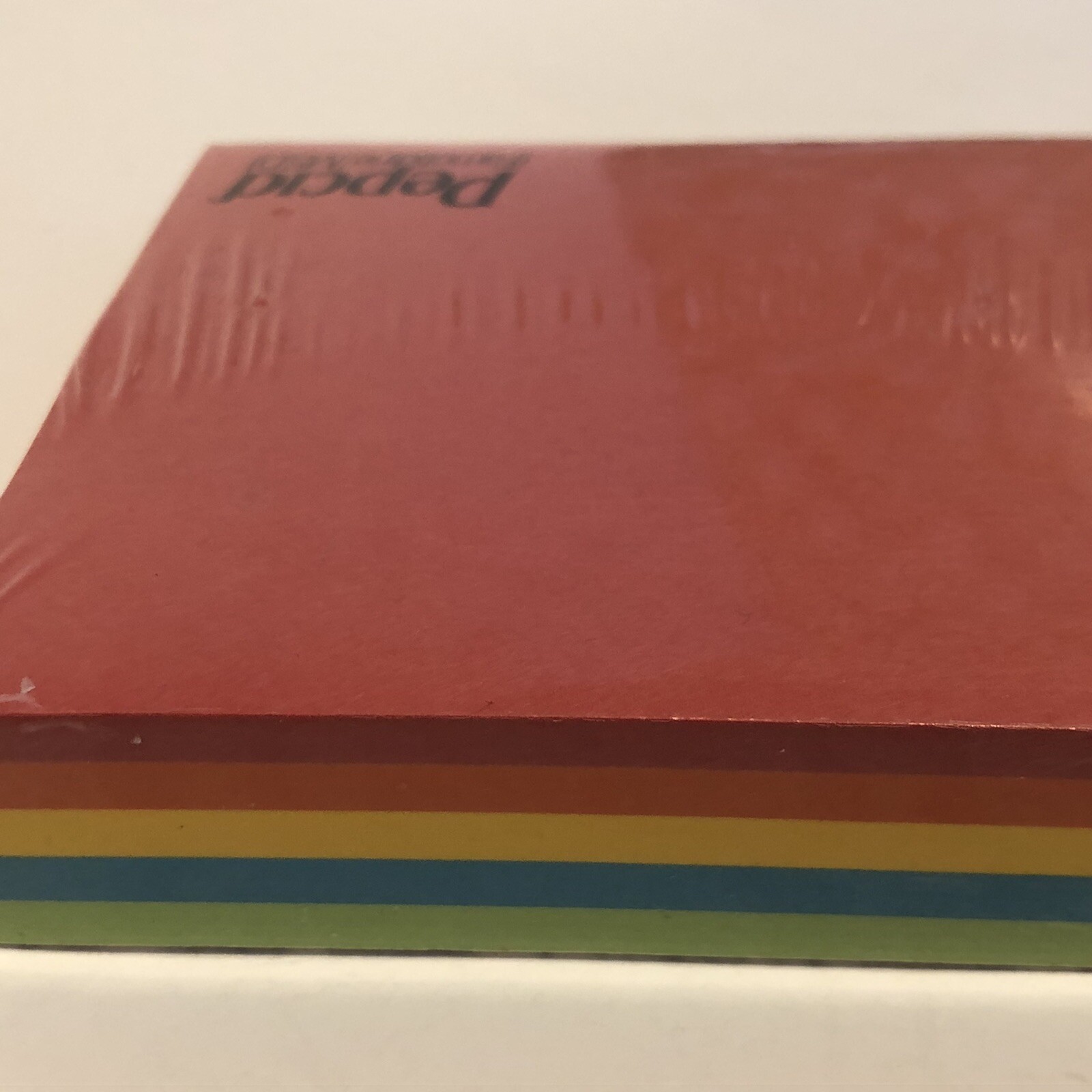 Rainbow Colors Post It Paper Sticky Note Pad Vintage Pepcid Drug Advertising
