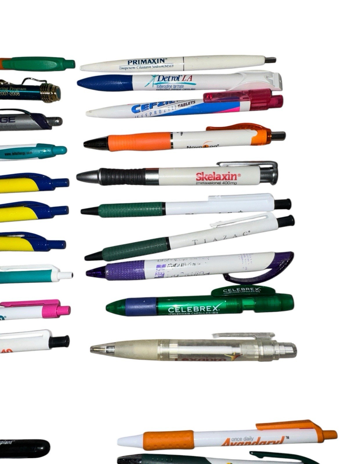 Lot Of 125 Pharmaceutical Drug Rep Advertising Pens some Rare!