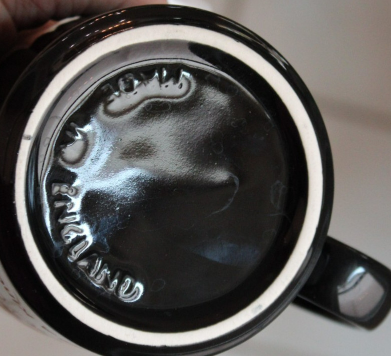 Zantac Hippocrates Pharmaceutical Coffee Mug Tea Cup Doctor Black Made England