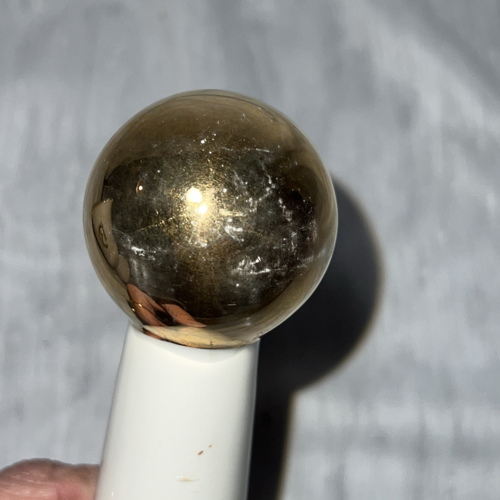 VINTAGE OWENS ILLINOIS “Rx”Pharmacy Apothecary Mortar & Pestle 6 3/4” Tall