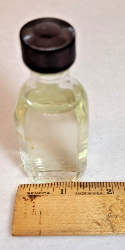 Vintage 1951 McCullough Pharmacy Glycerin Bottle w/ Label Oxford PA, Armstrong
