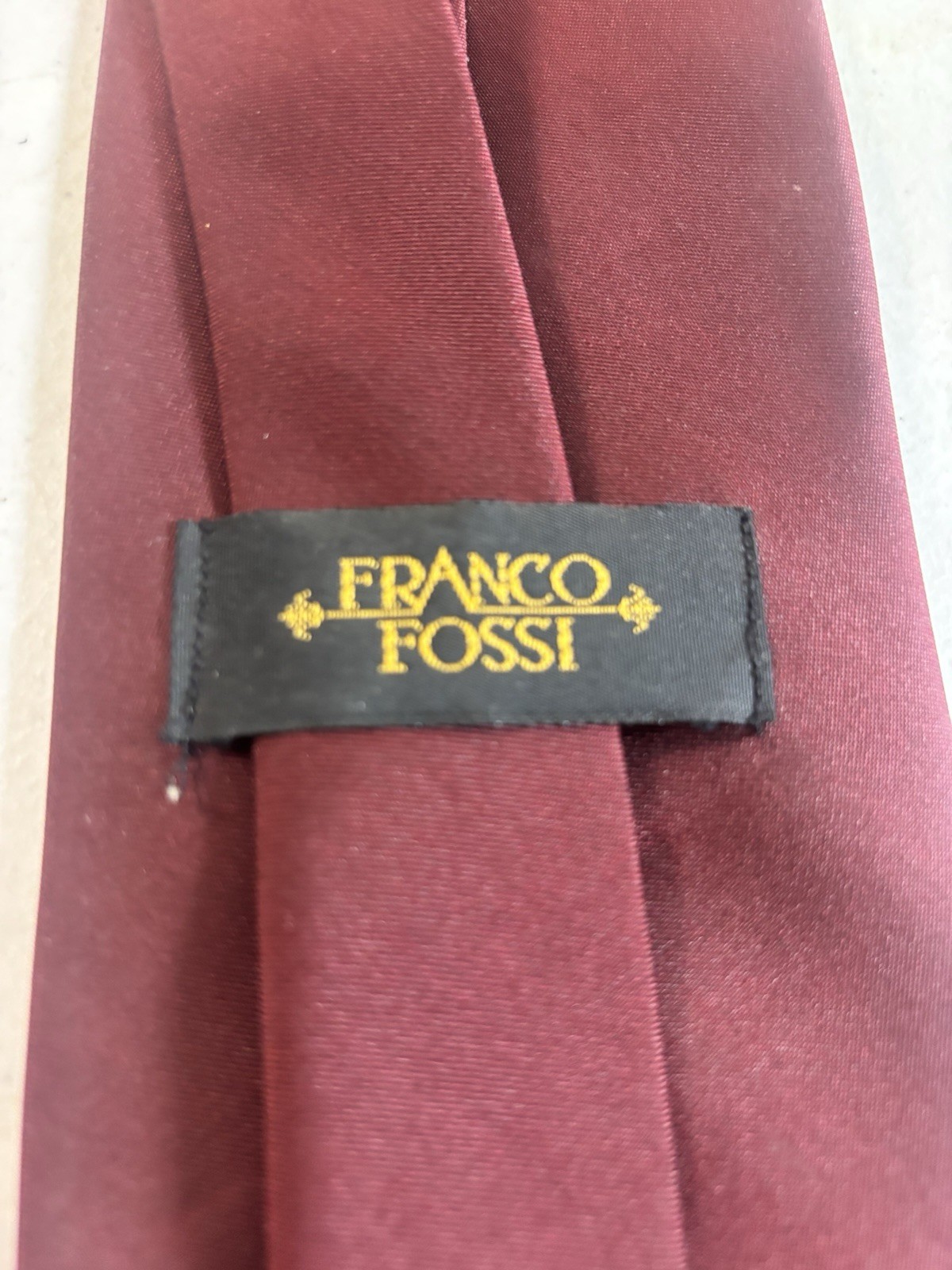Upjohn Academy Men’s Silk Blend Tie Vintage Pharmaceutical Drug Company Maroon
