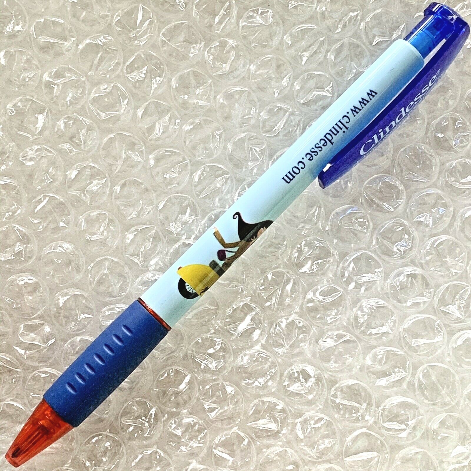 New Clindesse Pharmaceutical Plastic Drug Rep Pen~Girl on Scooter~*VERY RARE*