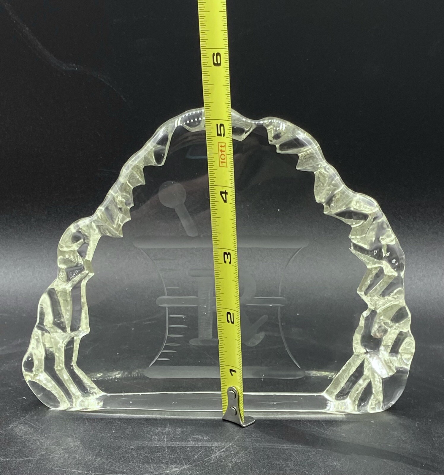 Pharmacist Rx Art Glass Iceberg Display Award Wendell August Forge