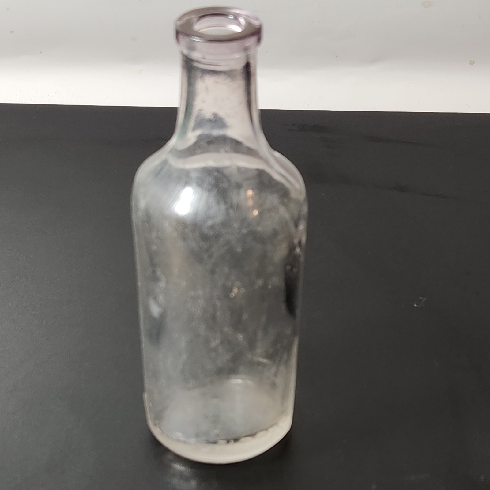 VTG Clear Glass Pharmaceutical Medicine Bottle Pharmacy “CONTENTS 3 FLD OZS”
