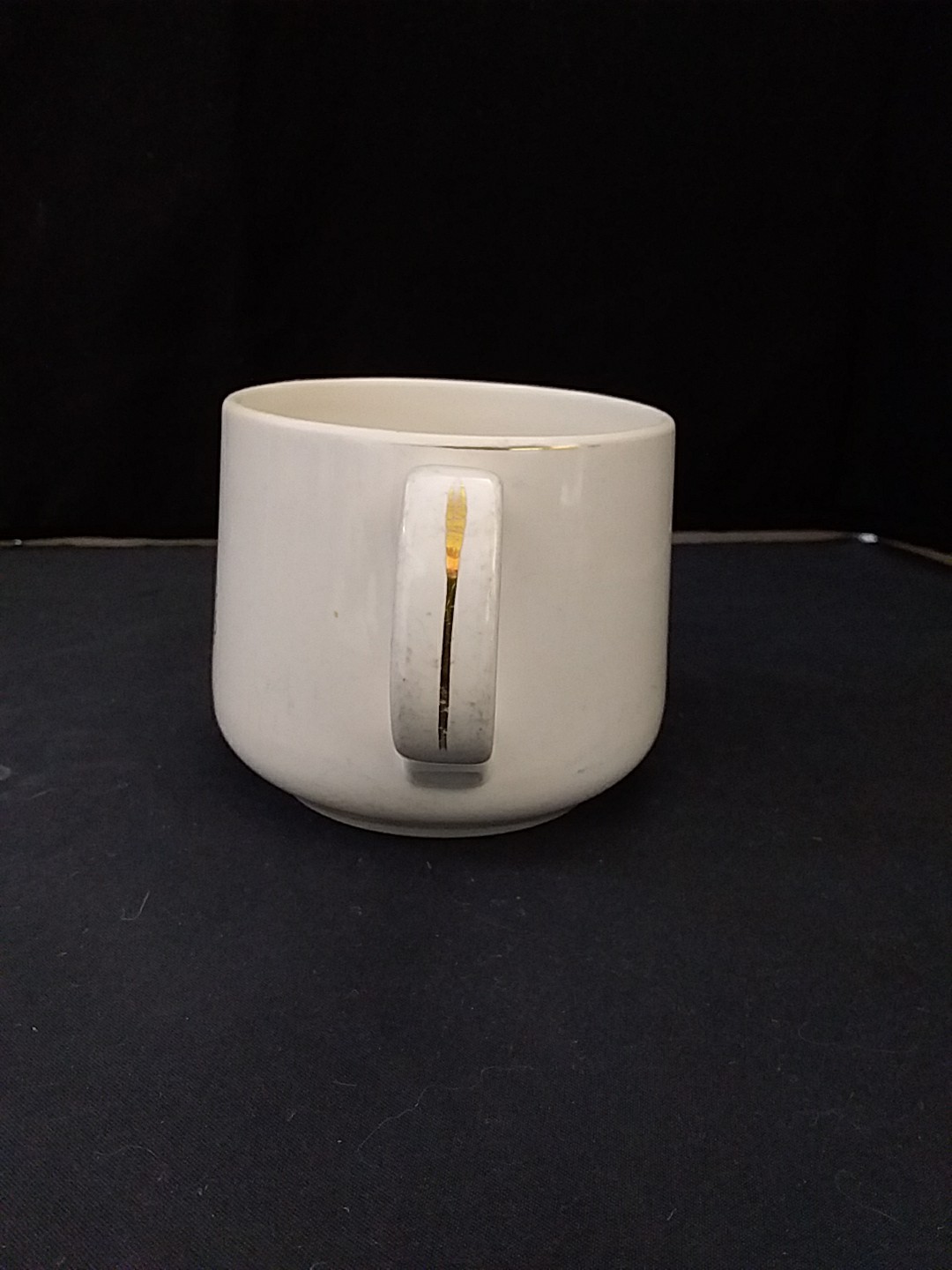 Vintage Hall Pottery Tea Cup, Rx Pharmacy & Medicine Symbols