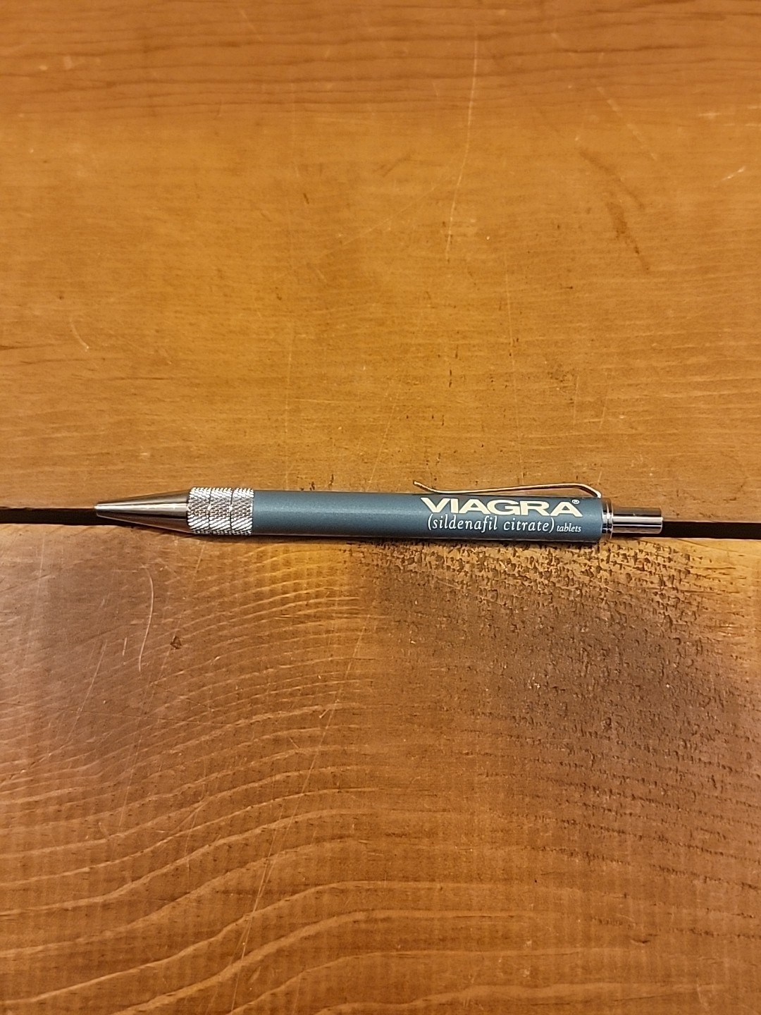 Metal Viagra Pharma Drug Rep Doctor Click Button Ball Point Ink Pen