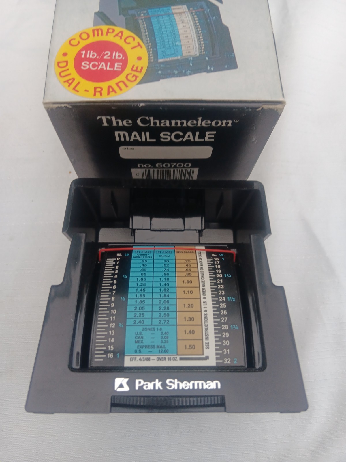 Vtg 1985 Collectible Park Sherman High Resolution Dual Range Utility Scale 60700