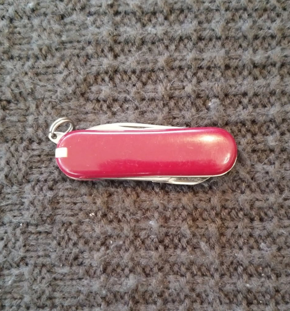Very Vintage Pharmaceutical Drug Rep Promo Nizoral Pocket Knife From Janssen