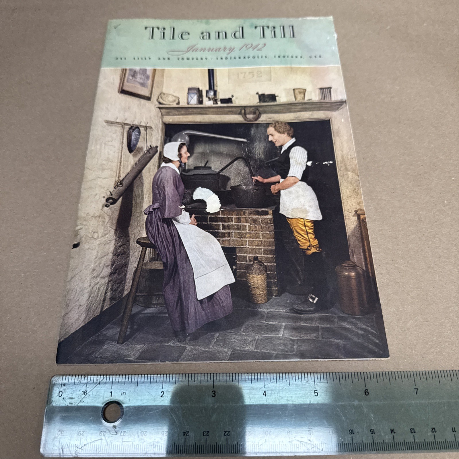 Tile And Till Magazine Eli Lilly And Company January 1942 Indianapolis Indiana