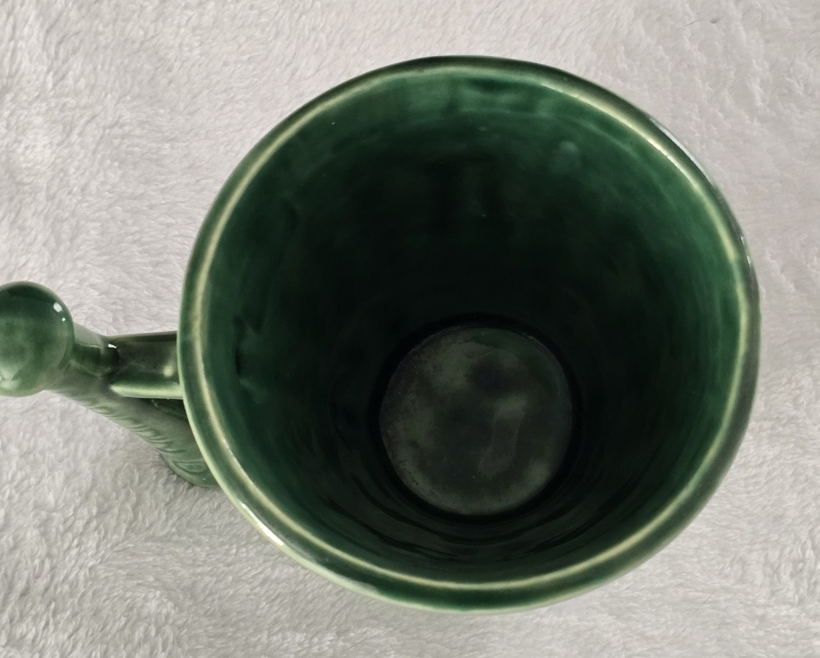 Schering Coricidin RX Pharmaceutical Promo Coffee Mug Green Galen 131-201 A.D.