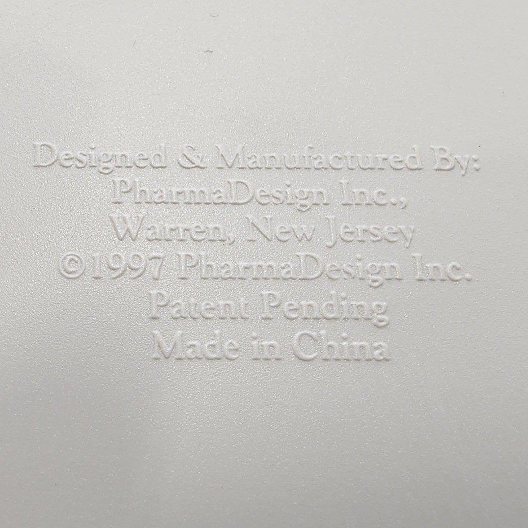 Cardura Cream Vintage 1997 Pharma Promo Desktop Quartz Clock Hidden Storage 90s