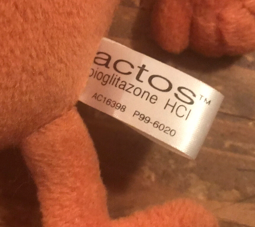 ACTOS DRUG REP PHARMACEUTICAL PLUSH