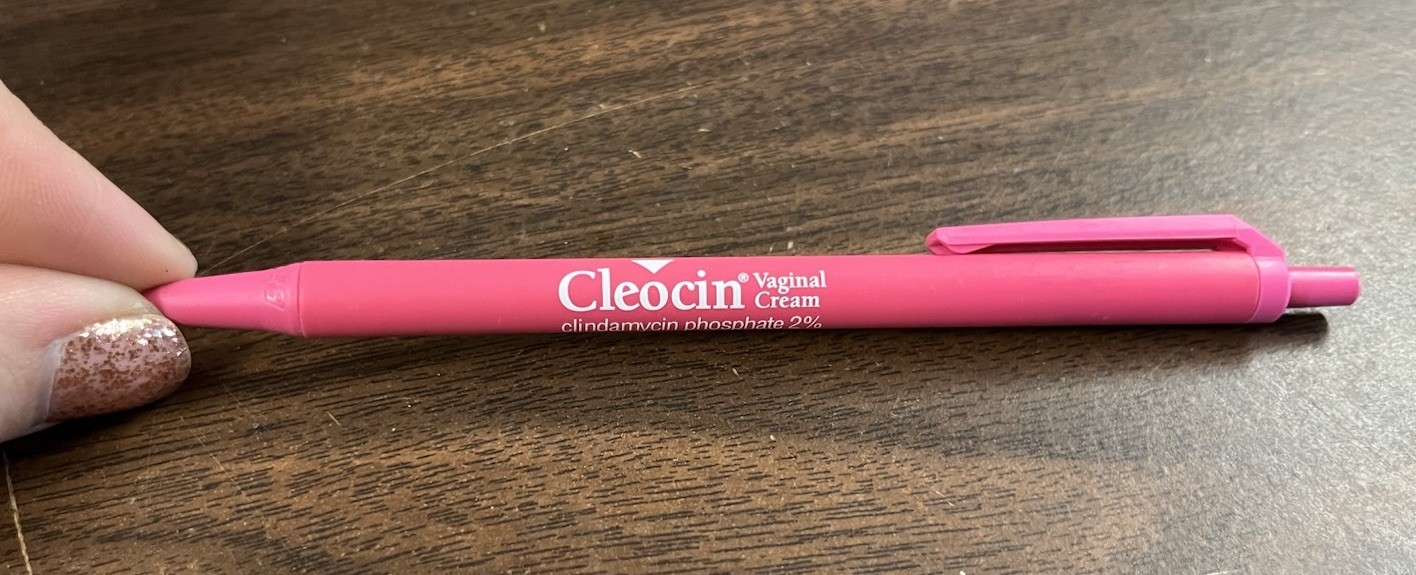 Cleocin Vaginal Cream Pen Drug Rep Promo Pharmaceutical