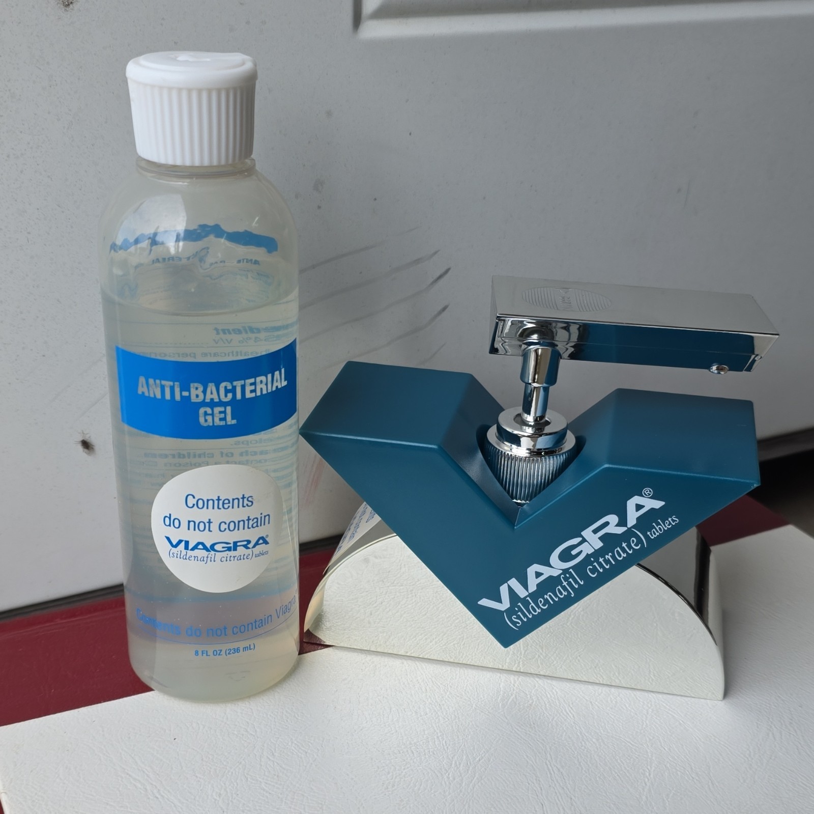 PFIZER Viagra Soap/Gel Dispenser Promotional Display w/ Box
