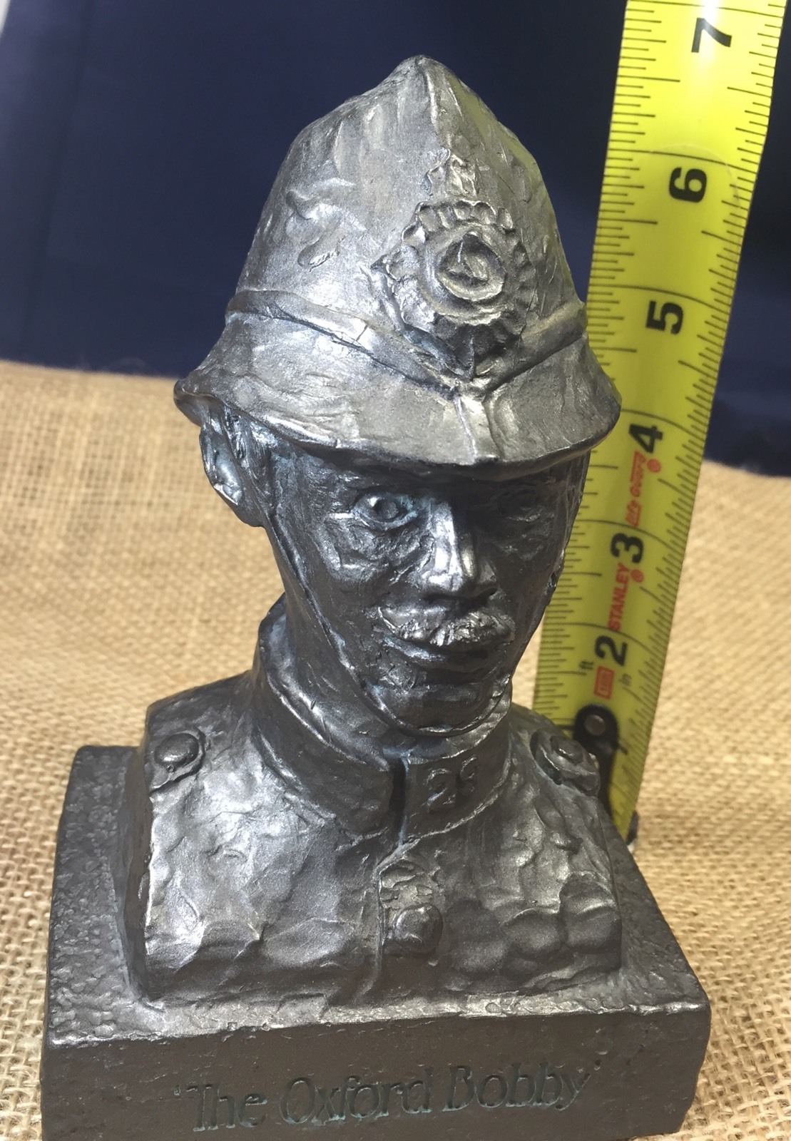 Vintage The Oxford Bobby Bust Statue Bristol Laboratories 1977 Tegopen