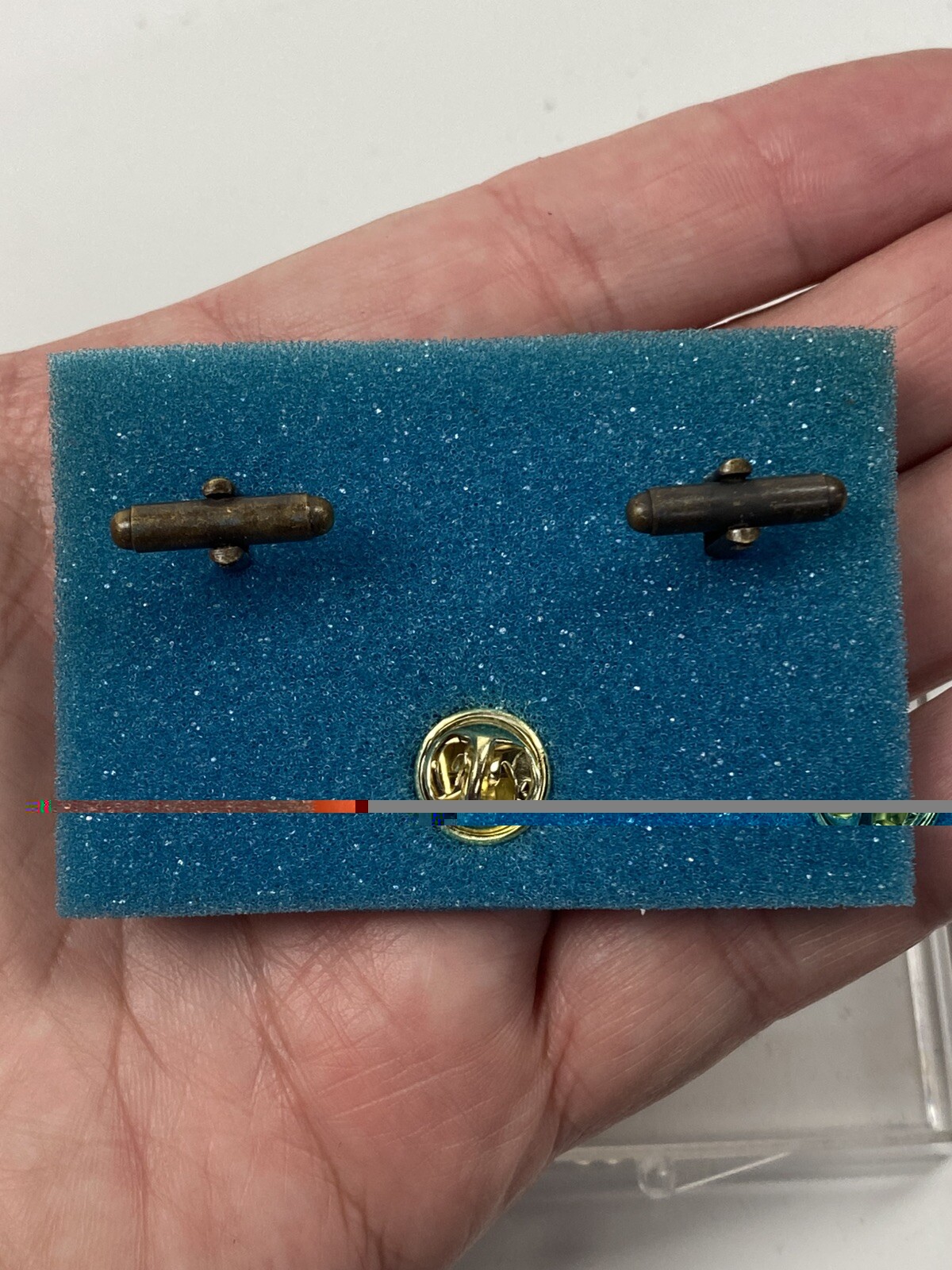 New Vintage Schering Laboratories Pharmacy Cuff Links “Most Trusted Profession”
