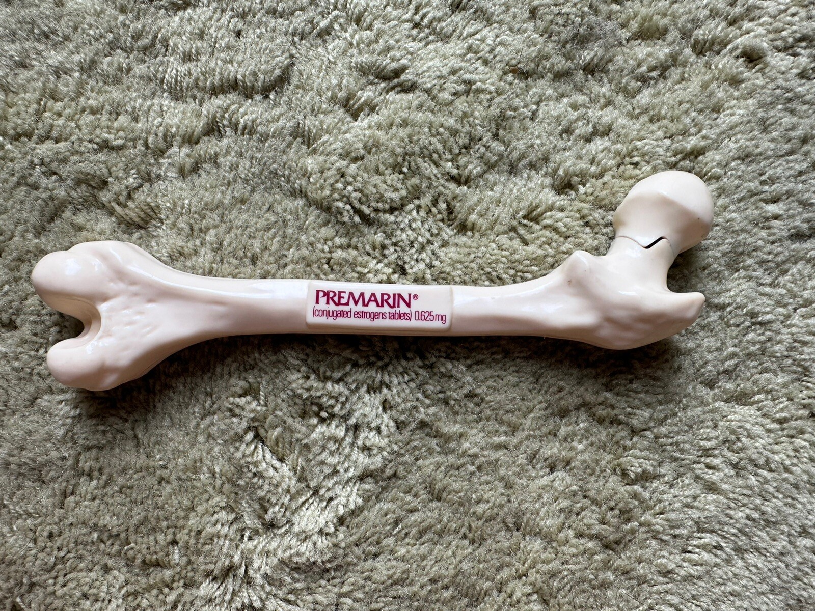 Premarin Faux Bone Drug Rep Model Advertisement