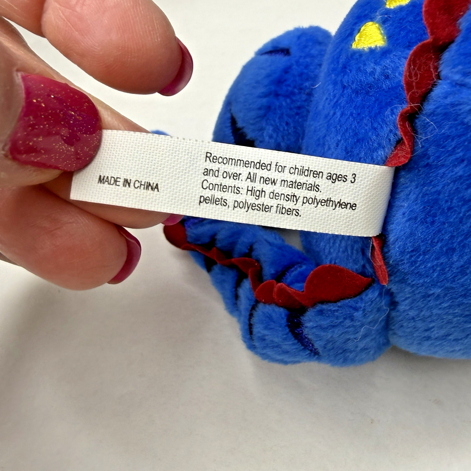 Protonix Drug Rep Pharma Plush Blue Toy Gerdy Dinosaur Promo Advertising Vintage