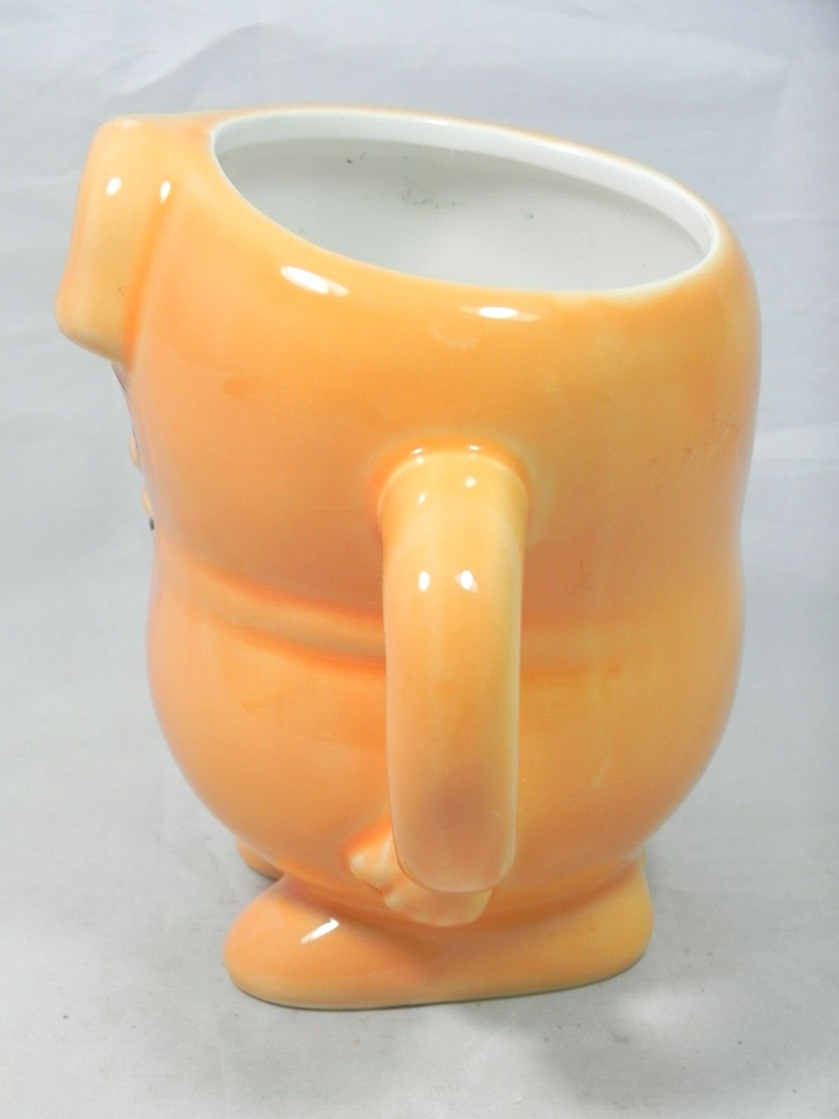 Actos Pharmaceuticals Promotion Ceramic Orange Stomach Mug Anthropomorphic Smile