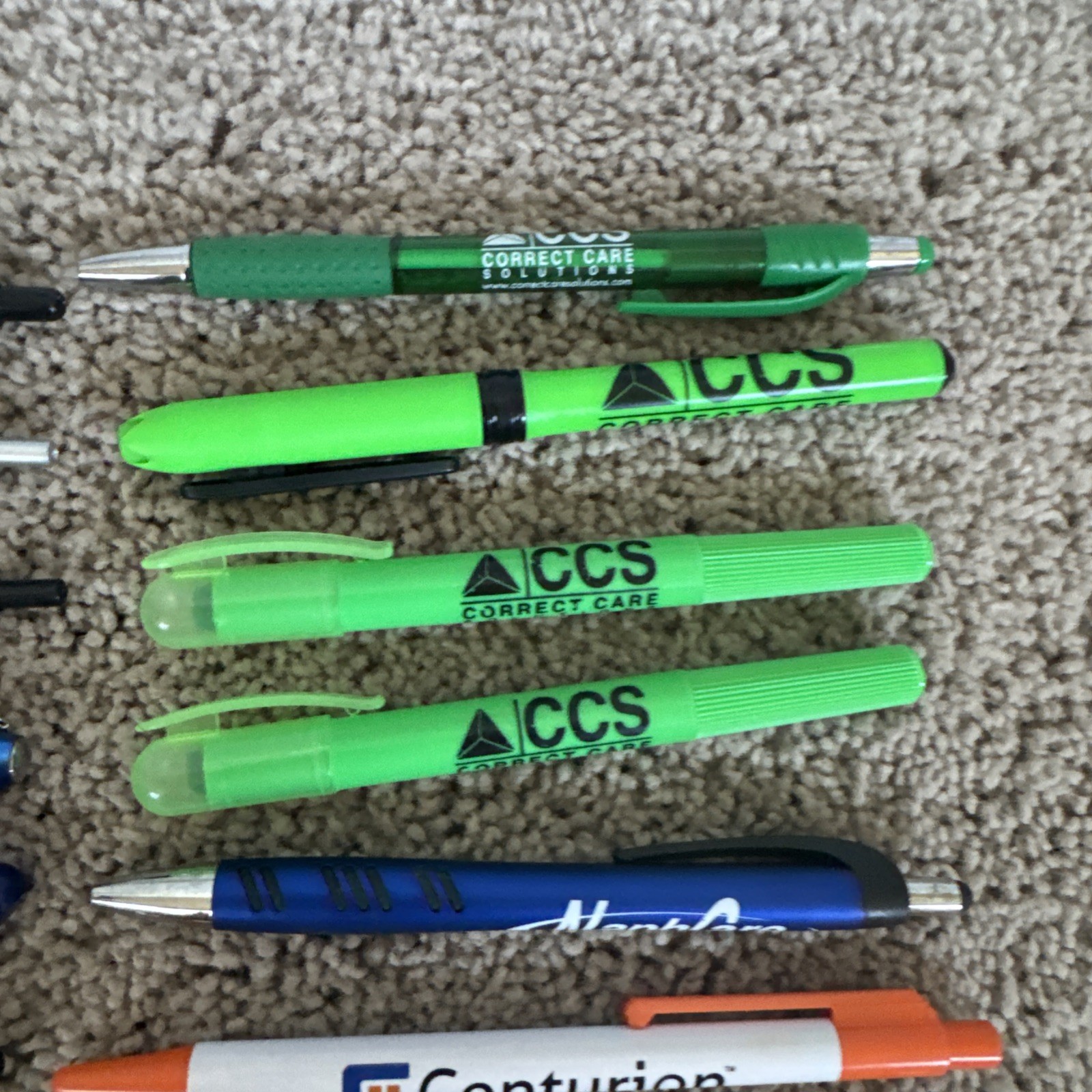 26 – Plastic & Metal Medical Pens – Collectible – Rare