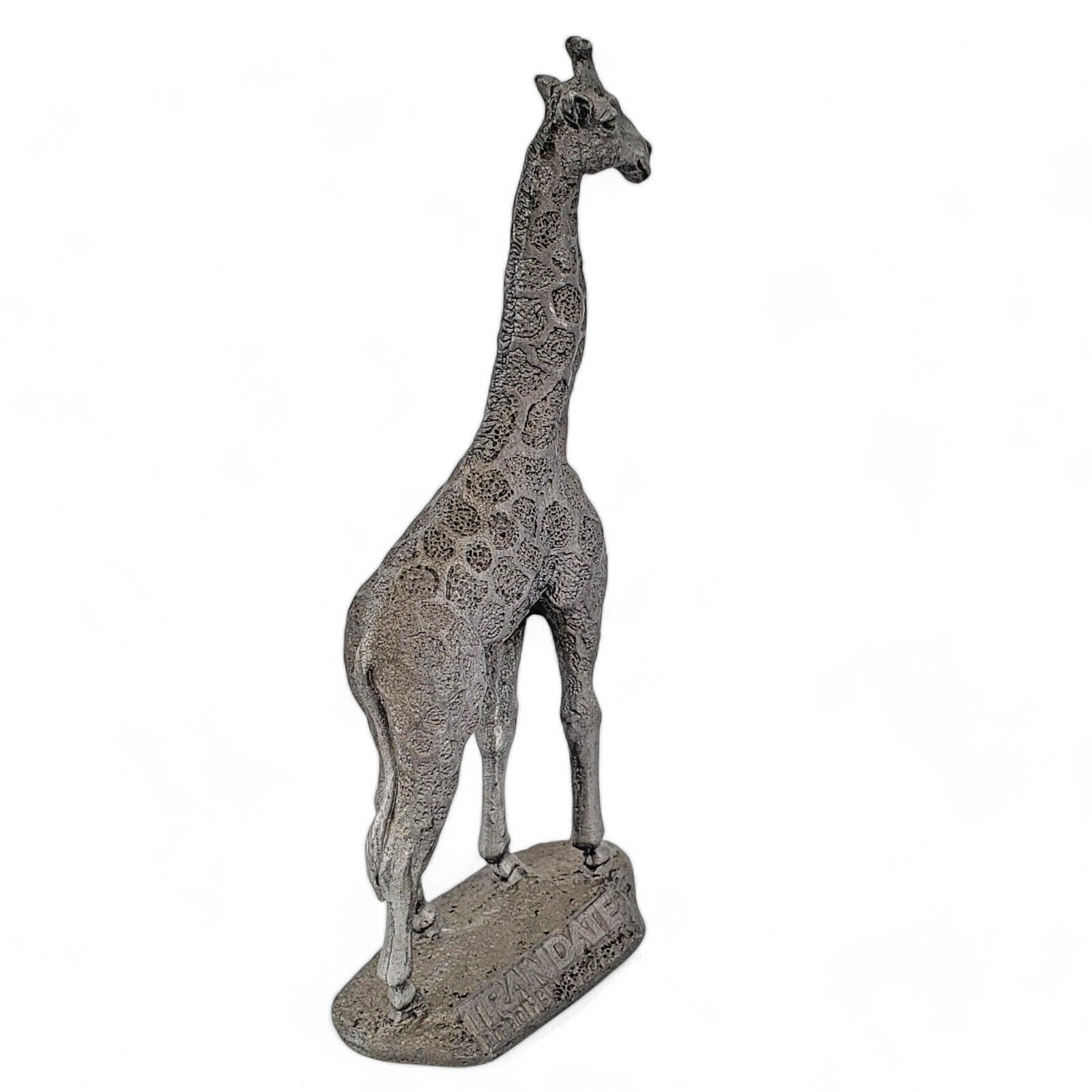 Pewter Giraffe Figure Pharmaceutical Trandate Labetalol HCI Advertising