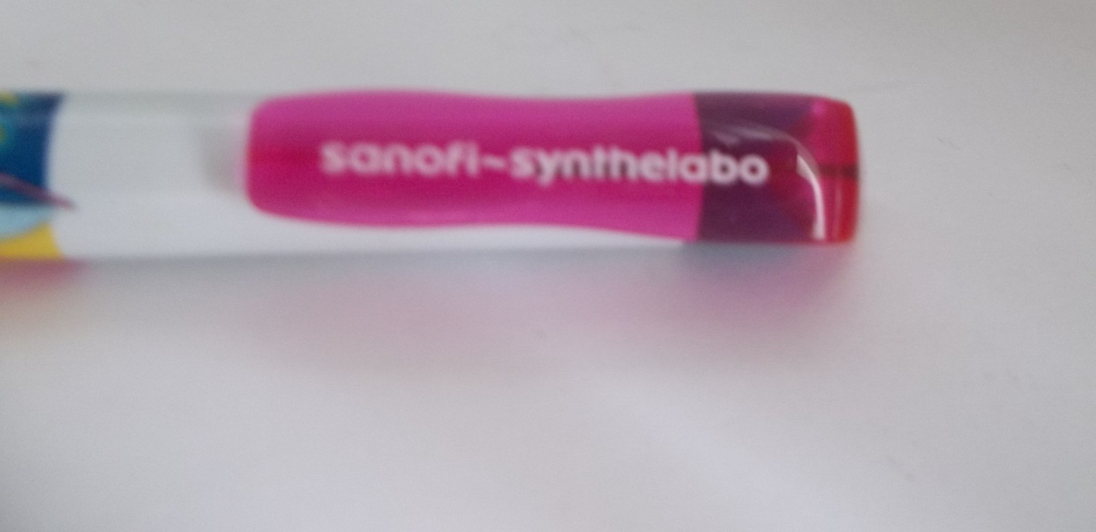 SANOFI-SYNTHELABO Promotional Pen Plastic Medium Weight Pharma Advertising