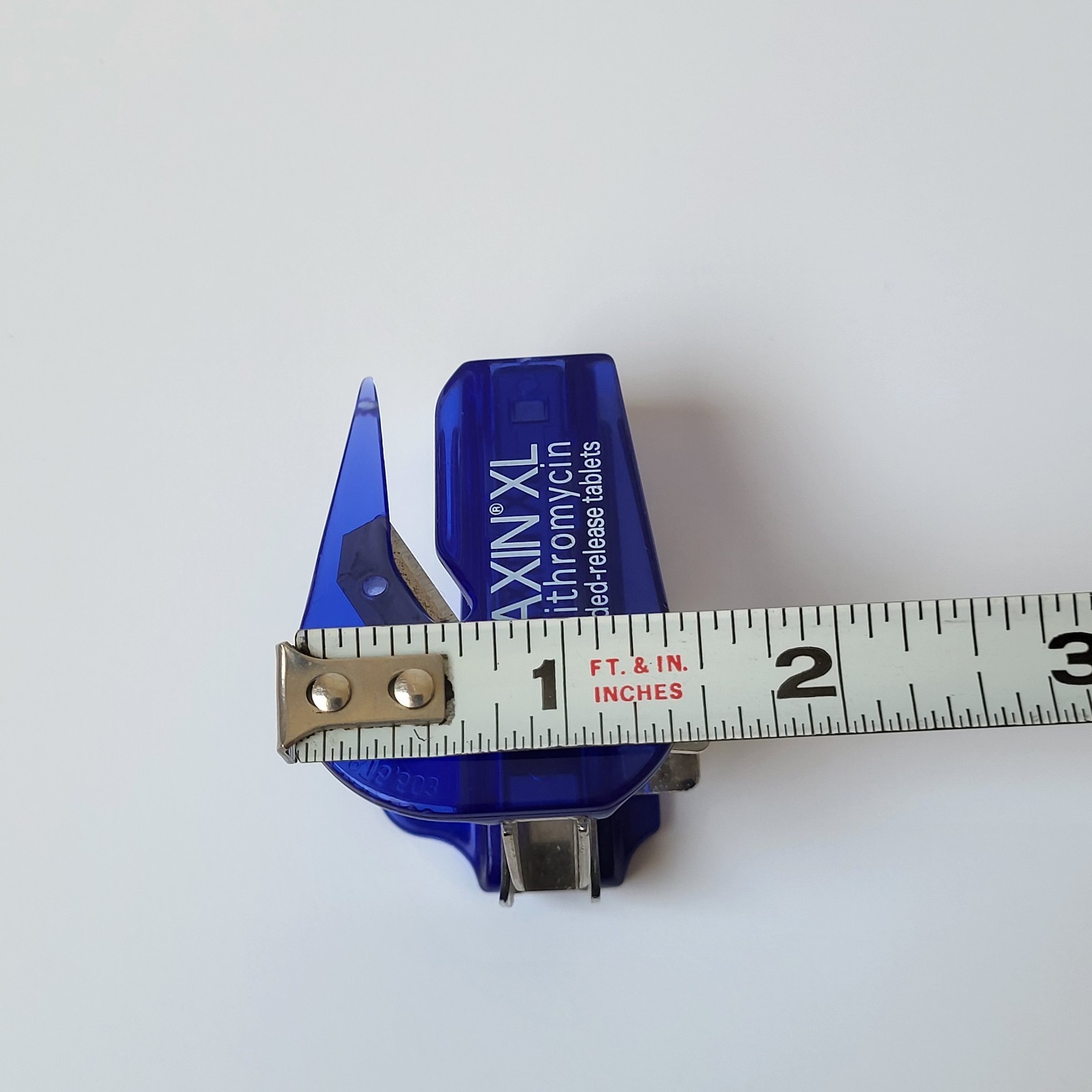 BIAXIN XL Pharmaceutical Drug Rep Blue Stapler Remover Letter Opener Collectible