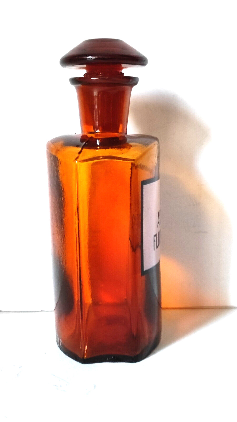 EXTR. ALTHAEAE FLUIDUM 1:2, Vintage Glass Apothecary Pharmacy Brown Bottle 250ml