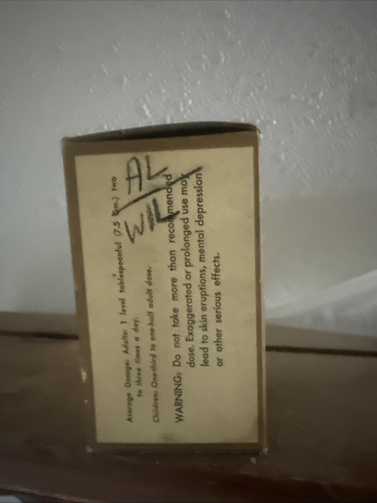 Vintage Sandoz Chemical Works ‘Calcibronat’ Collectible Display Box