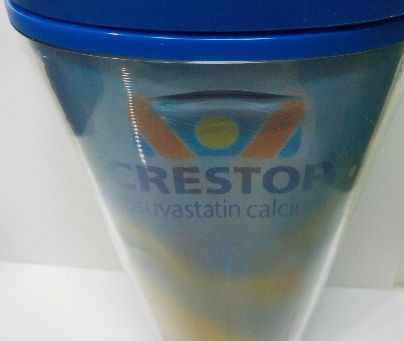 CRESTOR DRUG REP TRAVEL CUP PHARMACEUTICAL FLICKER VIEW CUP