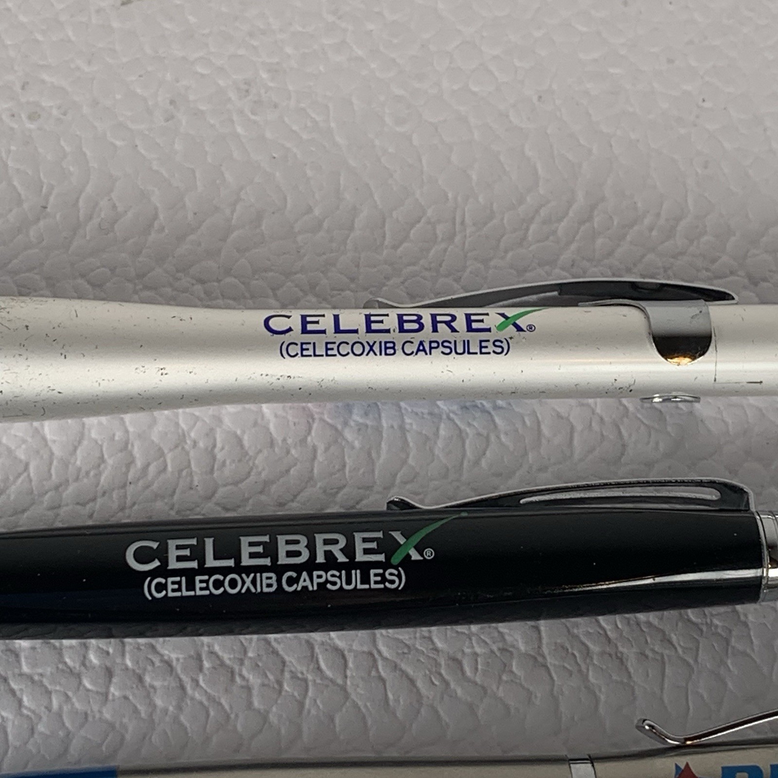 Celebrex Bextra Heavy Metal Pen Drug Rep Pharma Promo Original Owner Lot Of 3