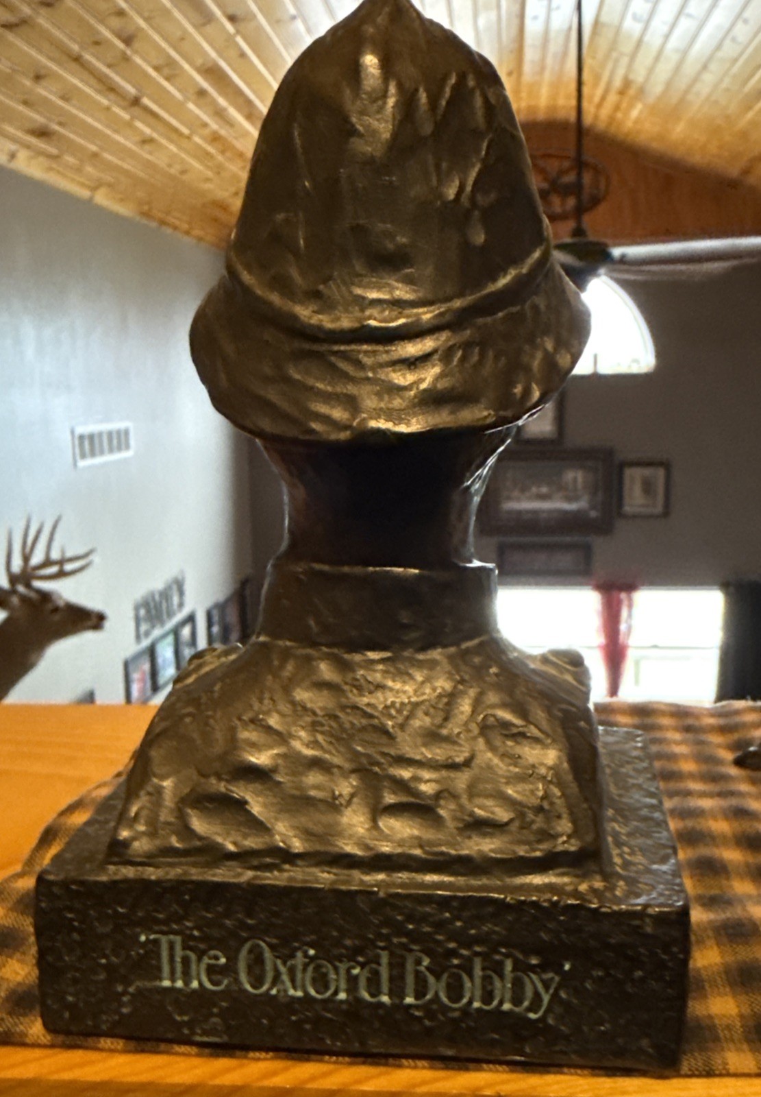 1977 The Oxford Bobby Resin Bust Bristol Laboratories Tegopen Promotional Statue