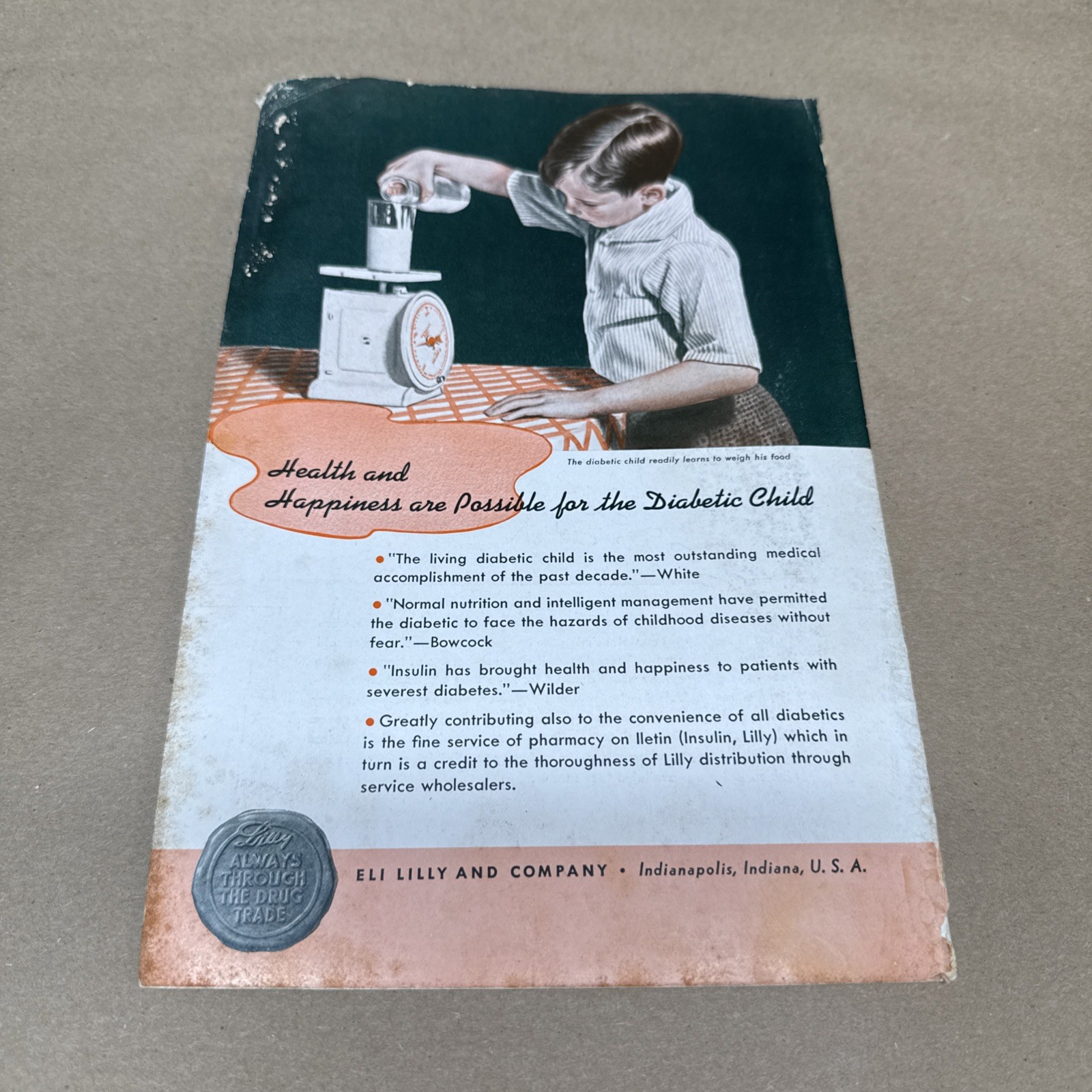 Tile And Till Magazine Eli Lilly And Company January 1938 Indianapolis Indiana