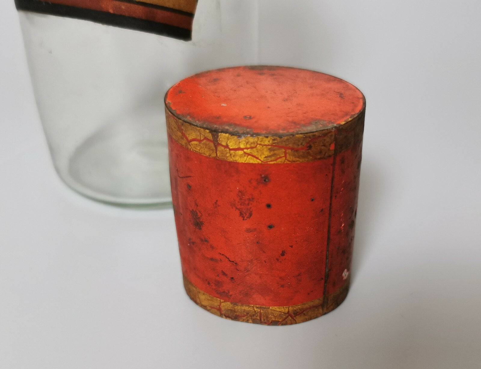Antique Victorian apothecary bottle, large chemists bottle