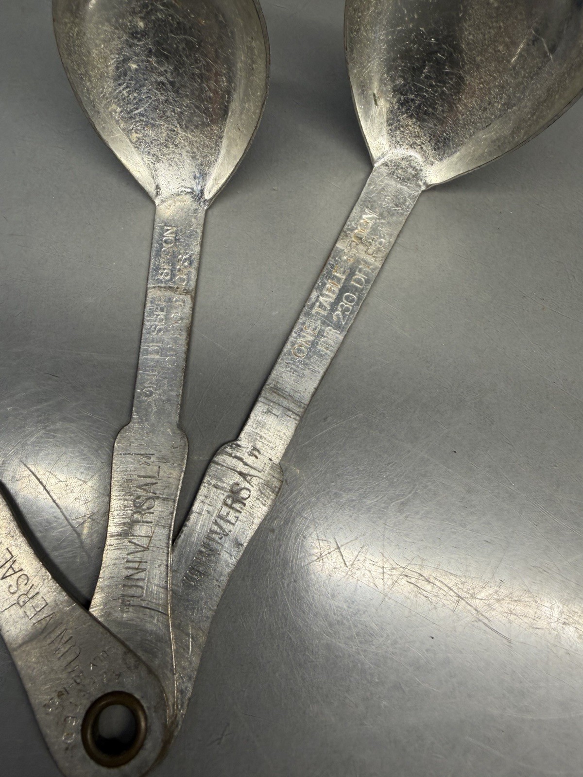 Antique Medical Pharmaceutical Medicine Measuring Spoons Universal